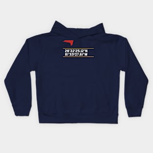 Epcot Soarin' / The Land Coordinates Kids Hoodie